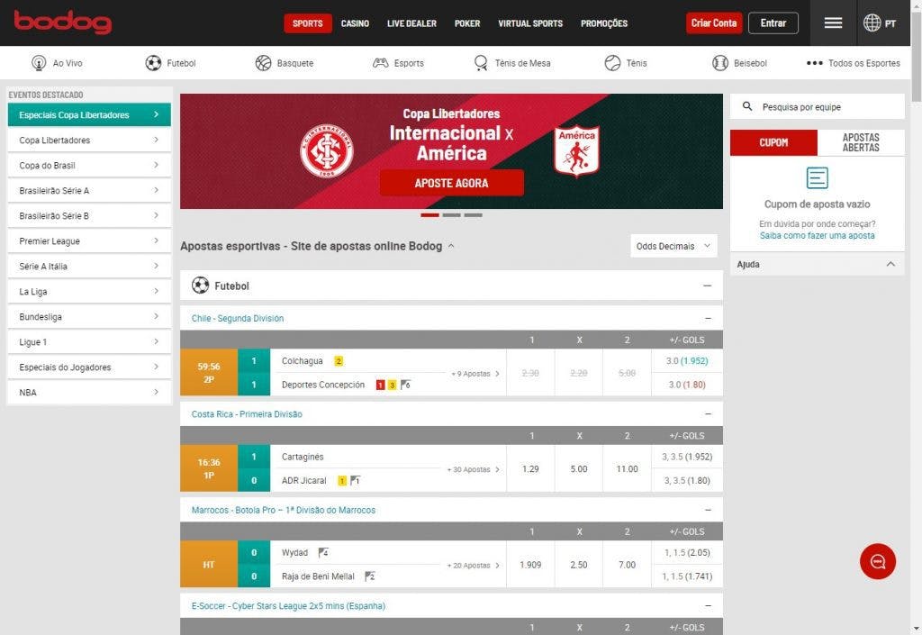 Plataforma de apostas